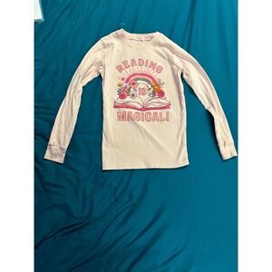 Carter's Girls Pink Reading is Magical Long Sleeve Shirt Size 10